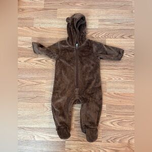 GAP Brown Fleece snowsuit